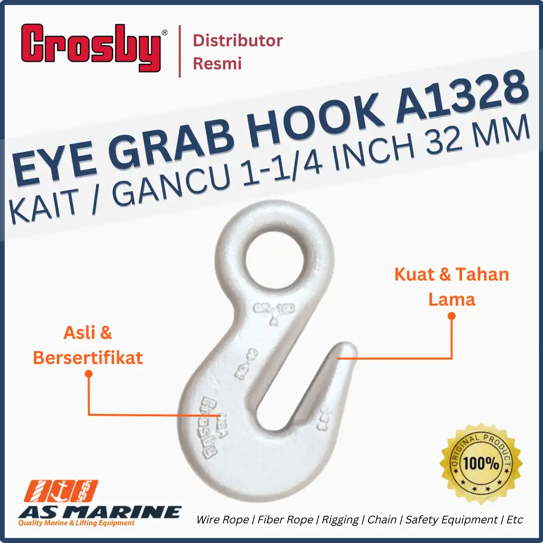 CROSBY USA Eye Grab Hook / Kait / Gancu A1328 1-1/4 Inch 32 mm